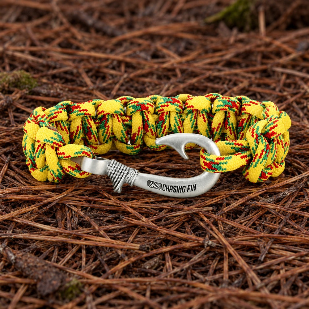 Vietnam Veteran Cobra Braid Fish Hook Bracelet