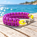Royal Gramma Cobra Braid Fish Hook Bracelet- Glow Under Black Light