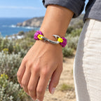 Royal Gramma Cobra Braid Fish Hook Bracelet- Glow Under Black Light