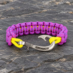 Royal Gramma Cobra Braid Fish Hook Bracelet- Glow Under Black Light