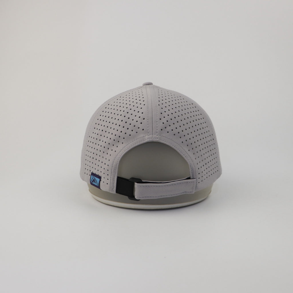 Grey Performance Patented 3D Fish Hook 5-Panel Hat