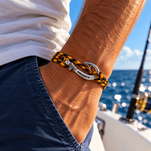Black&Gold Fish Hook Bracelet | Anklet