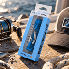 Blue Lake - Northwoods K Hooked Cobra Braid Fish Hook Bracelet