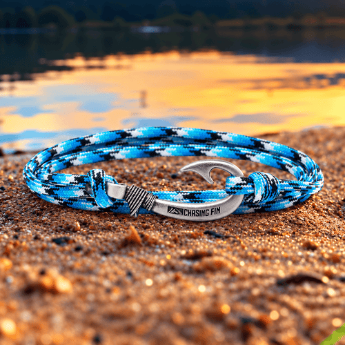 Blue Snake Fish Hook Bracelet | Anklet
