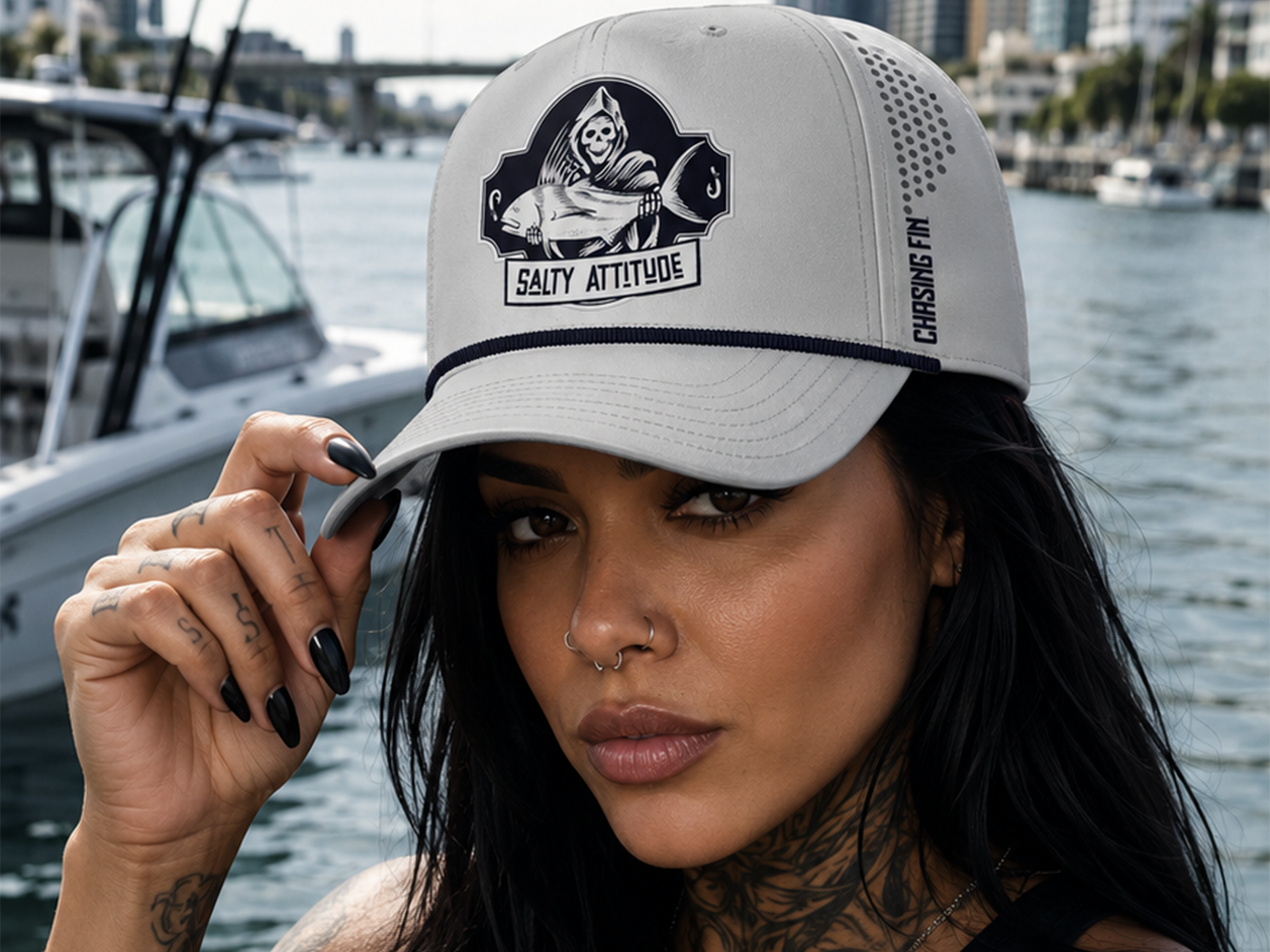 Salty Attitude™ Reaper 6-Panel Performance Rope Hat