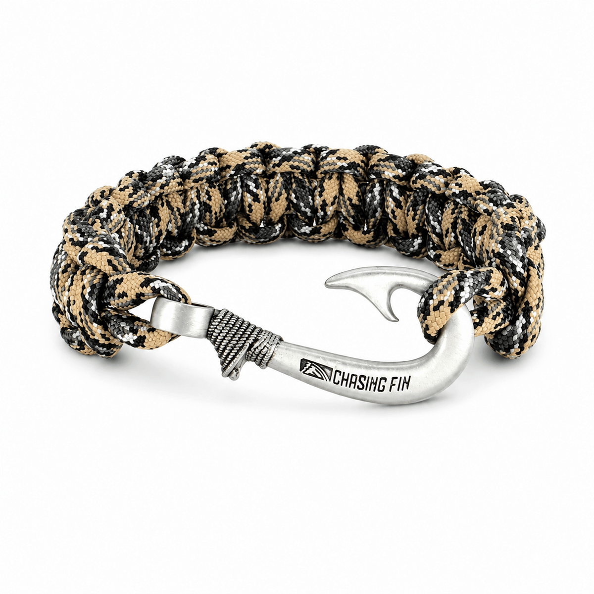Desert Storm Cobra Braid Fish Hook Bracelet