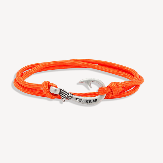 Burnt Orange Fish Hook Bracelet
