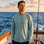 Fish Live Repeat - Long Sleeve Midweight Shirt - Chasing Fin New Collection