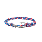 Red, White & Blue Fish Hook Bracelet | Anklet