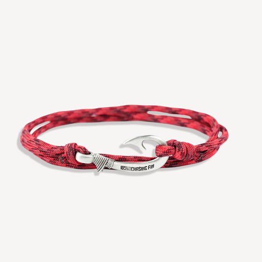 Red Blend Fish Hook Bracelet