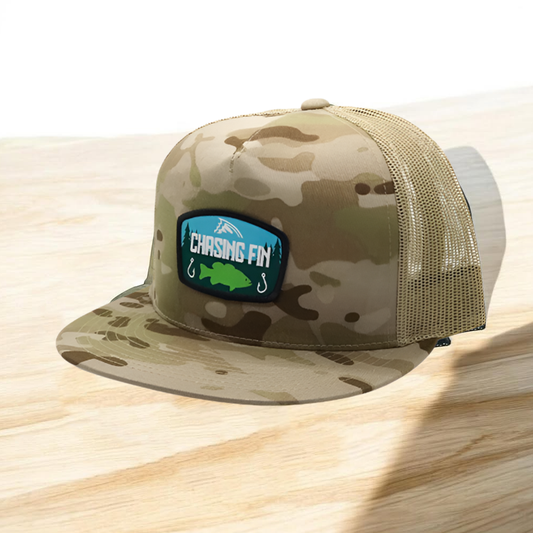 Last Cast Bass Desert Camo Trucker Cap