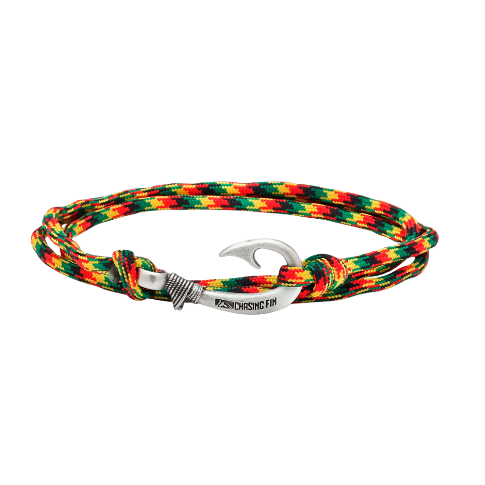 Rasta Fish Hook Bracelet | Anklet