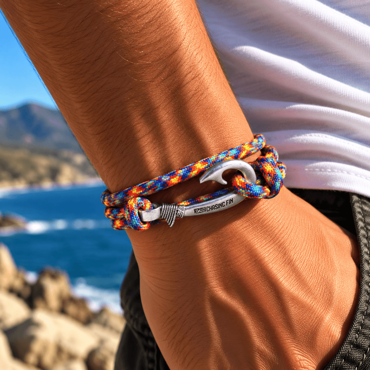 Fire & Ice Fish Hook Bracelet | Anklet