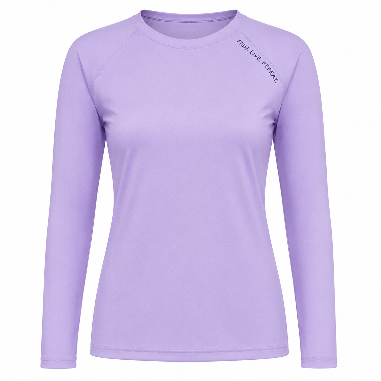 Fish Live Repeat - Ladies Solar Performance Long Sleeve
