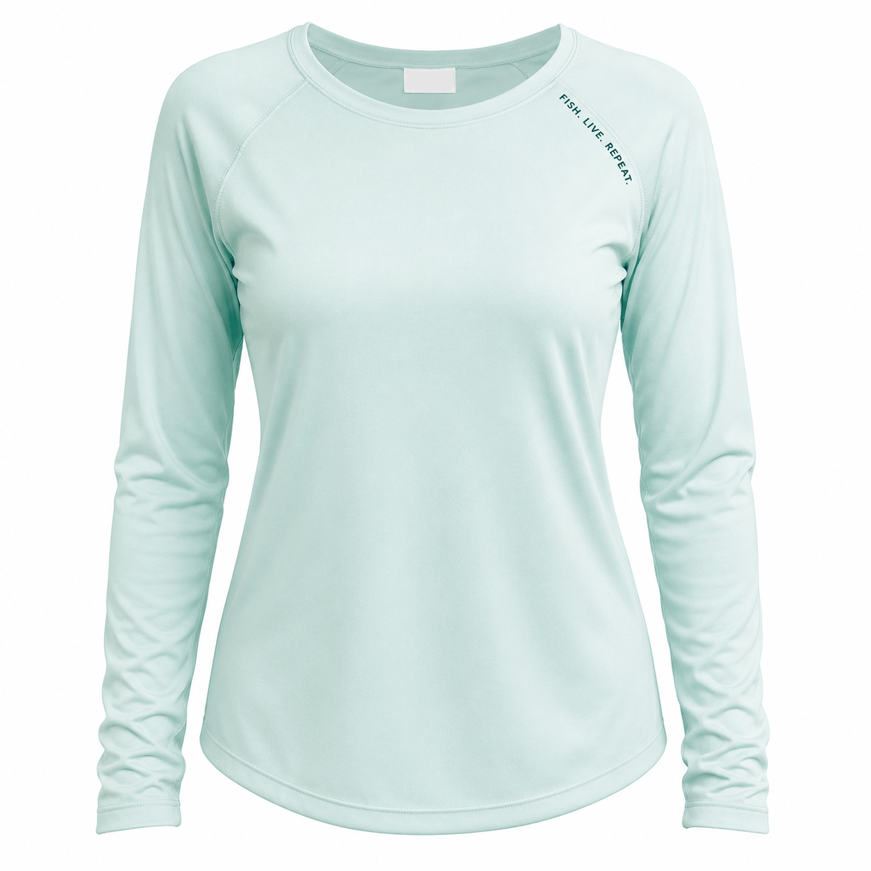 Fish Live Repeat - Ladies Solar Performance Long Sleeve - Chasing Fin