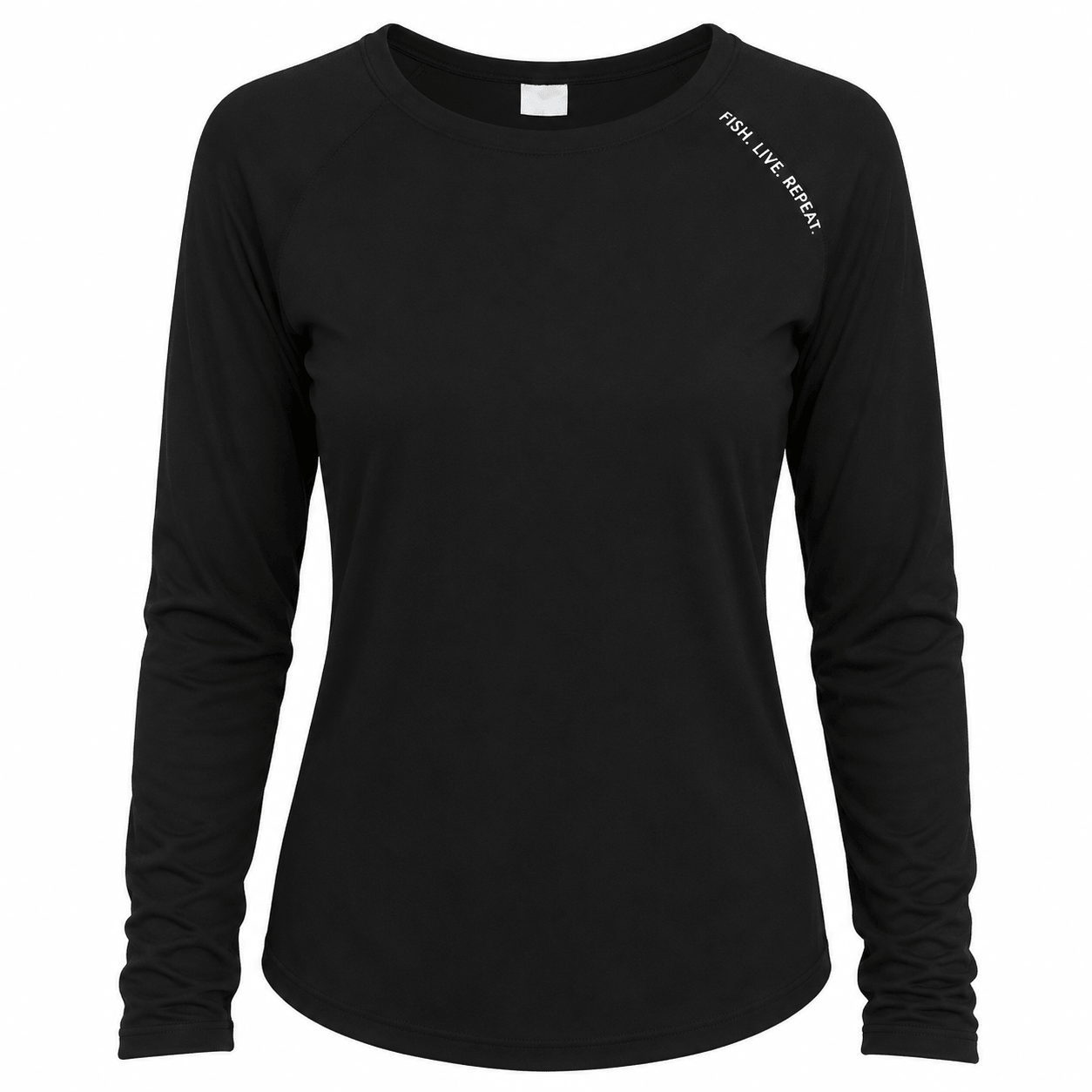 Fish Live Repeat - Ladies Solar Performance Long Sleeve - Chasing Fin