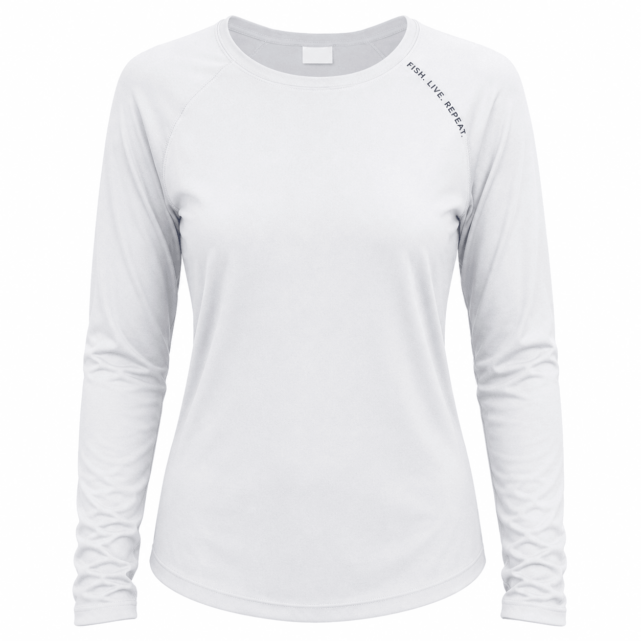 Fish Live Repeat - Ladies Solar Performance Long Sleeve - Chasing Fin