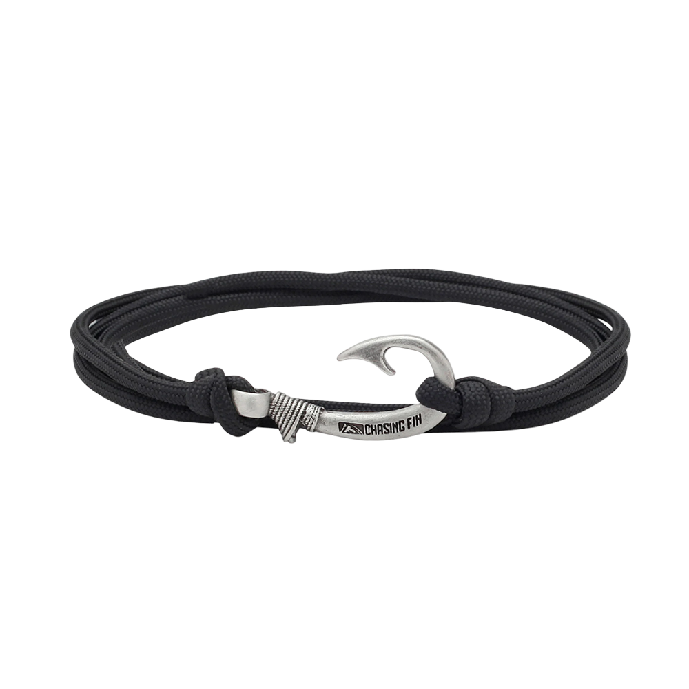 Black Fish Hook Bracelet | Anklet