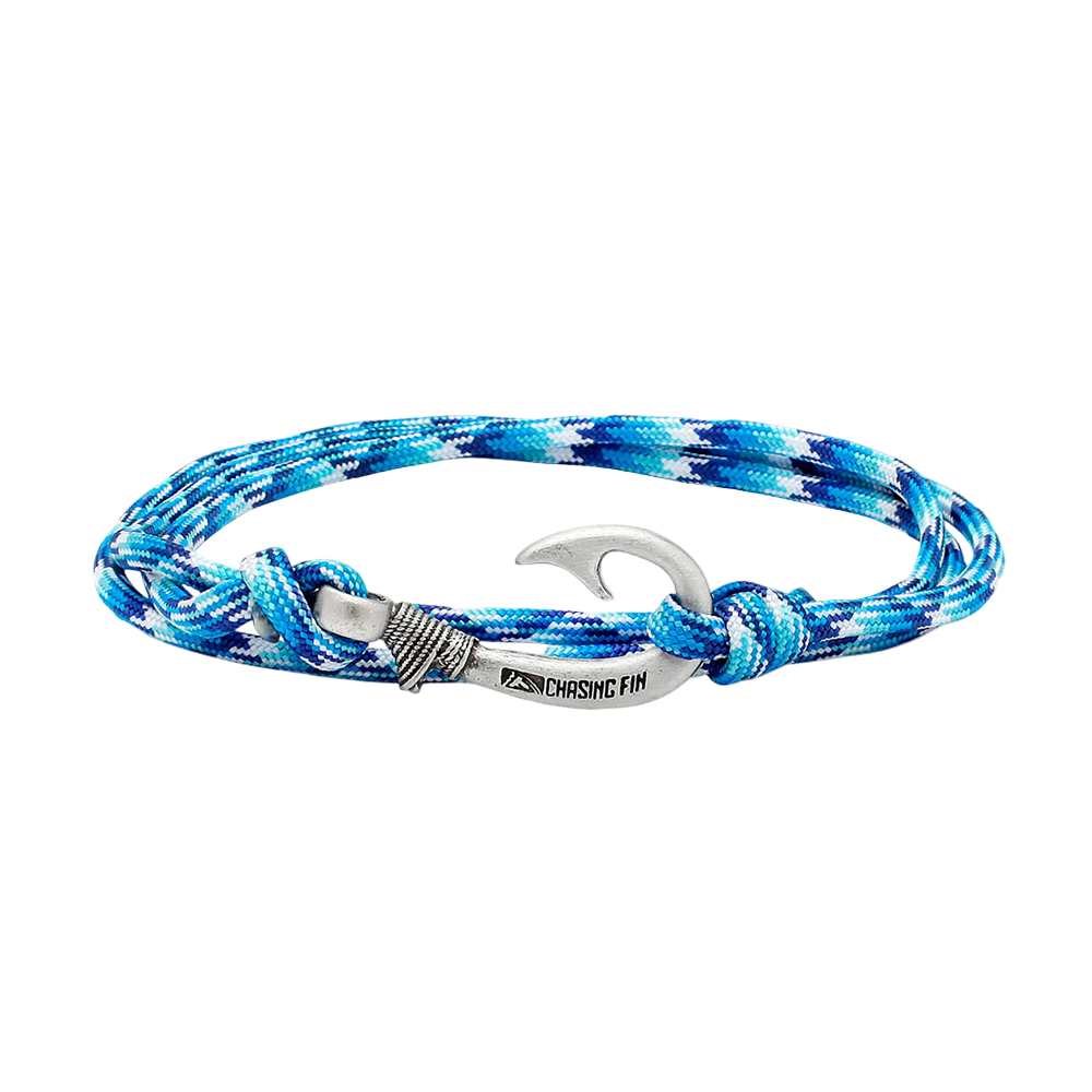 Arctic Camo Fish Hook Bracelet | Anklet