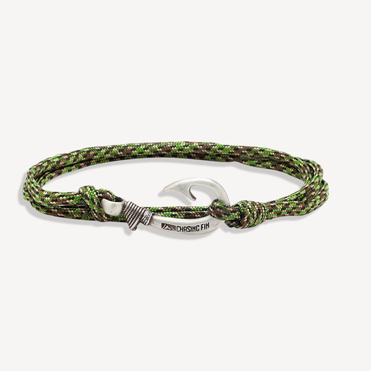 Canadian Camo Fish Hook Bracelet