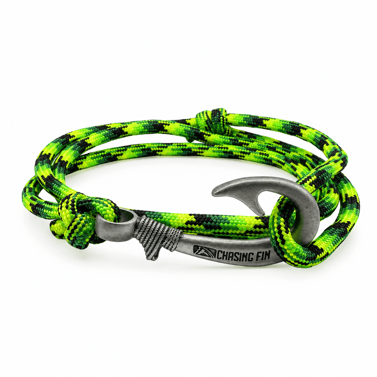 Gecko Adjustable Fish Hook Bracelet | Anklet. Glow in the dark
