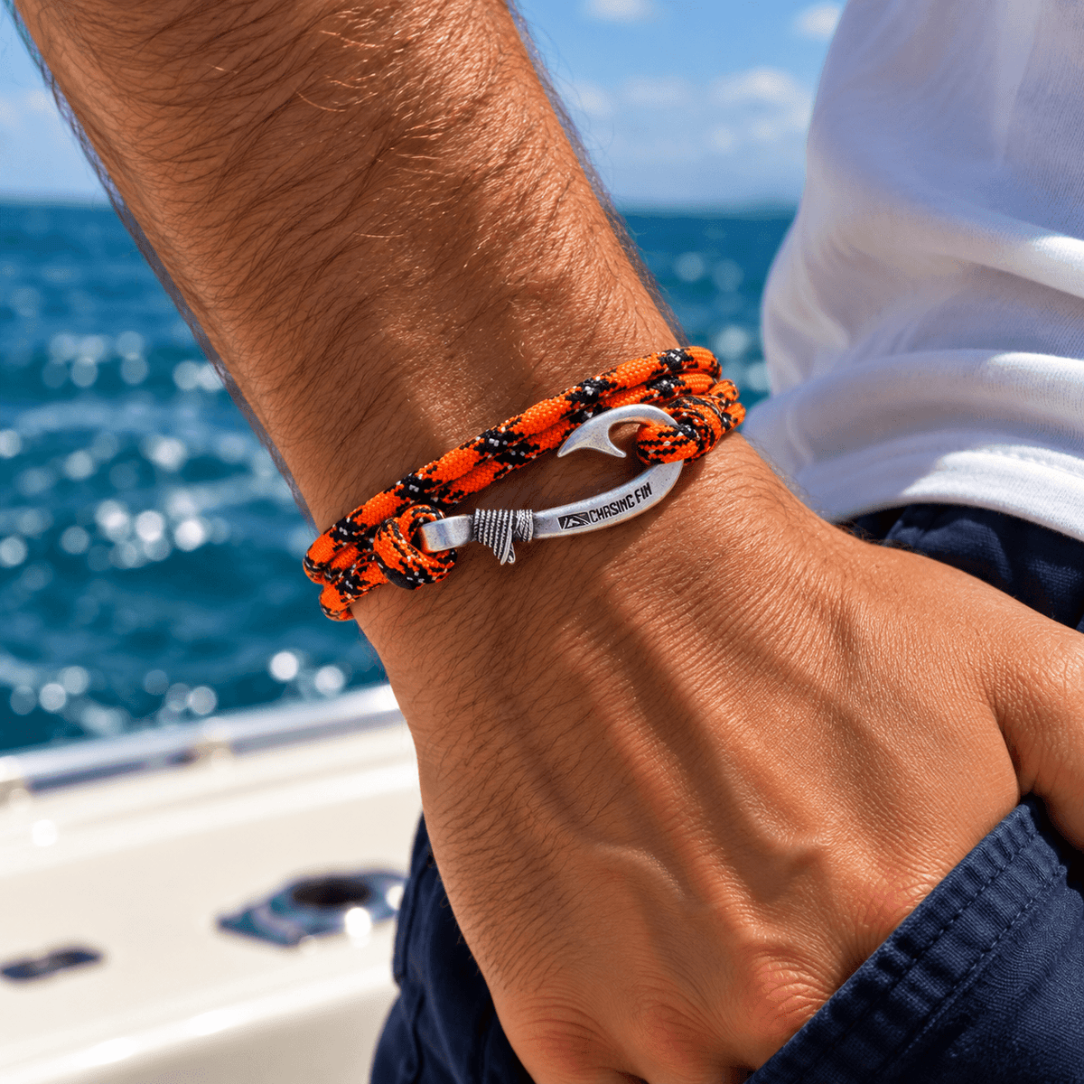 General Lee Fish Hook Bracelet | Anklet