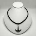 Genuine Leather Anchor Limited Edition Necklace