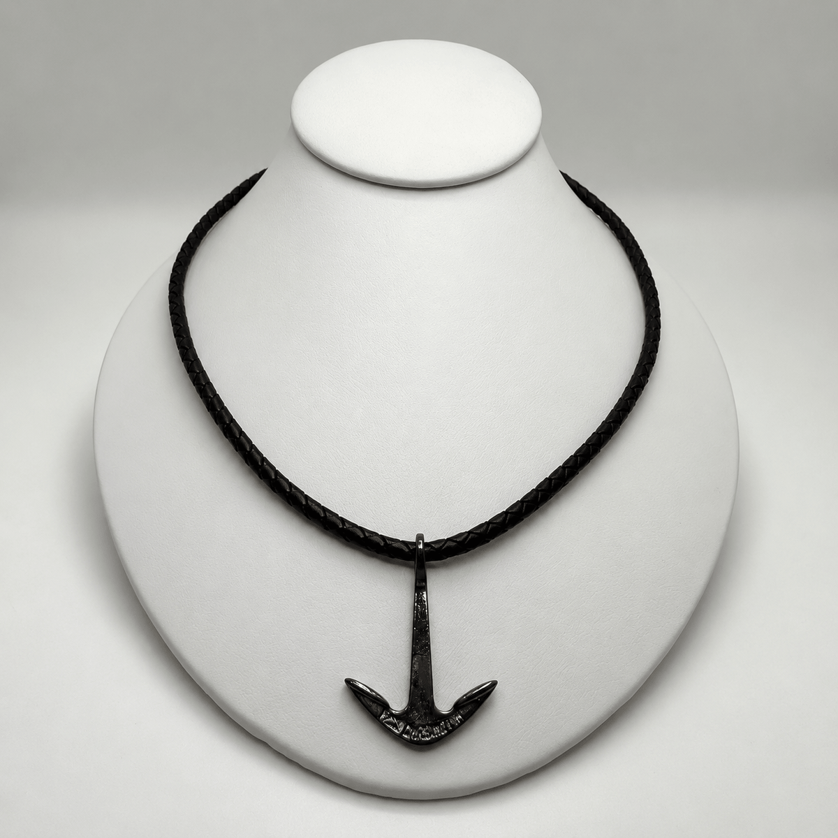 Genuine Leather Anchor Limited Edition Necklace