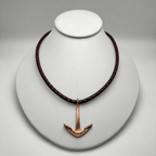 Genuine Leather Anchor Limited Edition Necklace