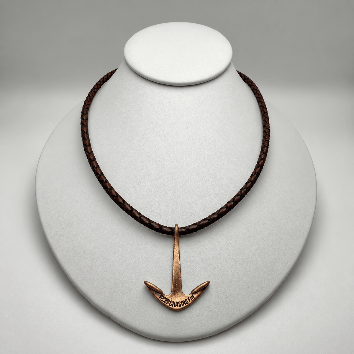 Genuine Leather Anchor Limited Edition Necklace