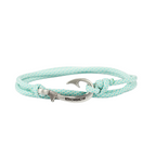 Turquoise Diamonds Fish Hook Bracelet | Anklet