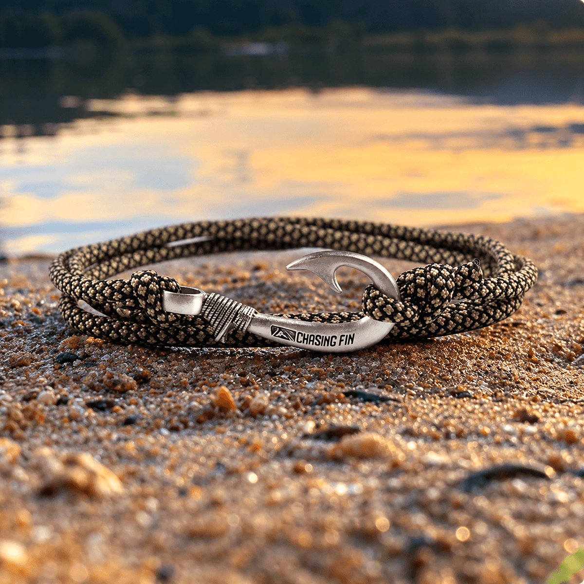 Gold Diamonds Fish Hook Bracelet | Anklet