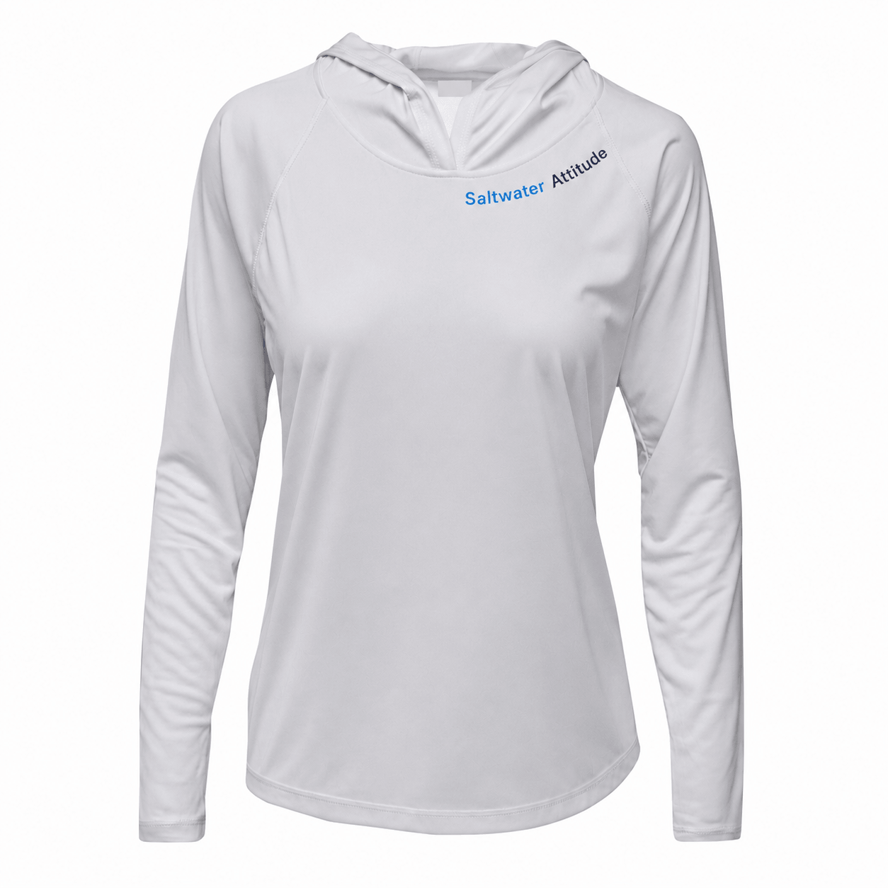 Saltwater Attitude - Ladies Solar Performance Hoodie - Chasing Fin New Collection