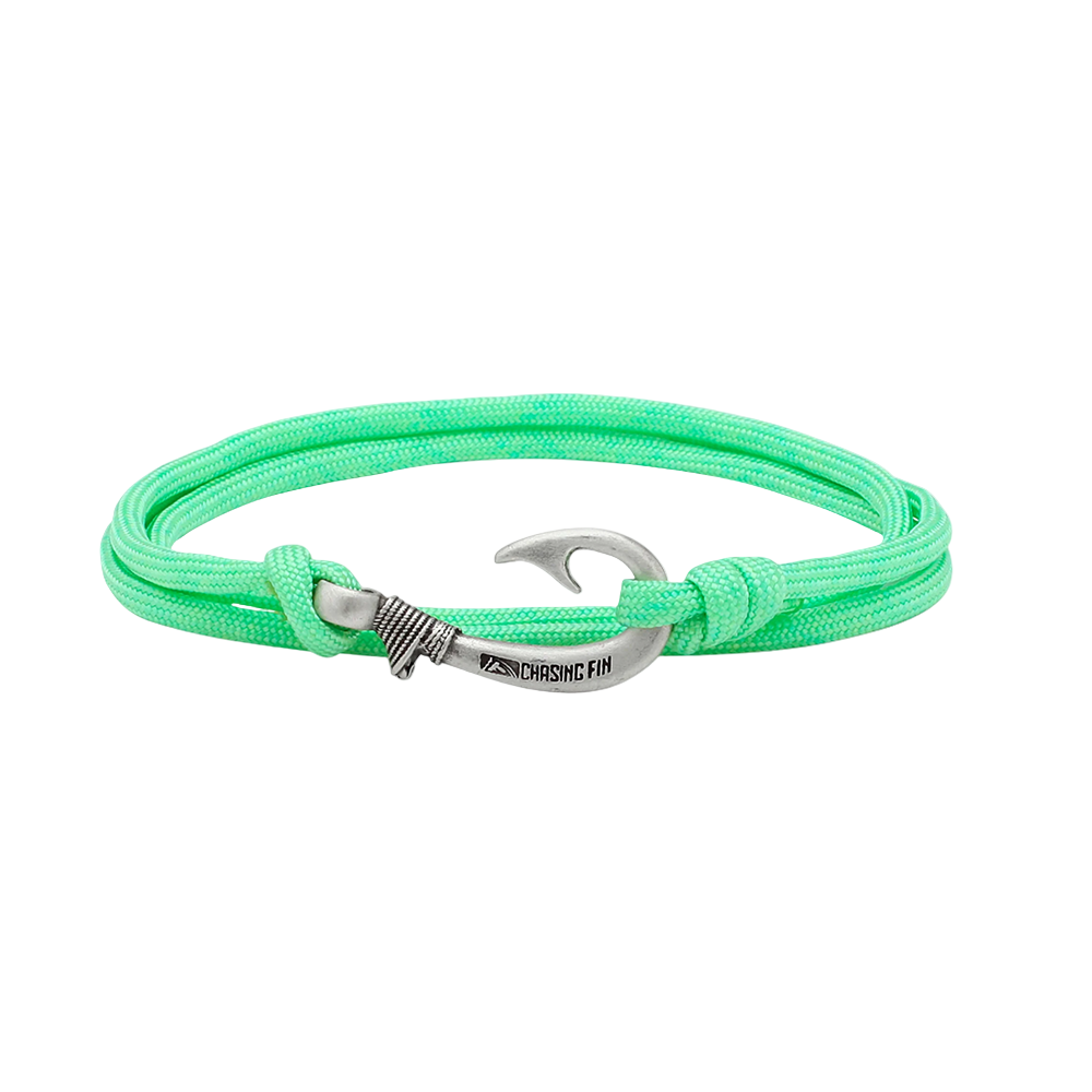 Mint Green Fish Hook Bracelet | Anklet