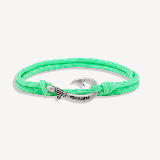 Mint Green Fish Hook Bracelet