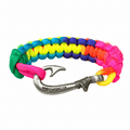 Unique Rainbow Glow Cobra Fish Hook Bracelet
