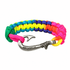Unique Rainbow Glow Cobra Fish Hook Bracelet