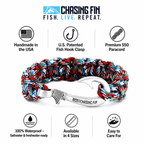 Afghan Veteran Cobra Braid Fish Hook Bracelet