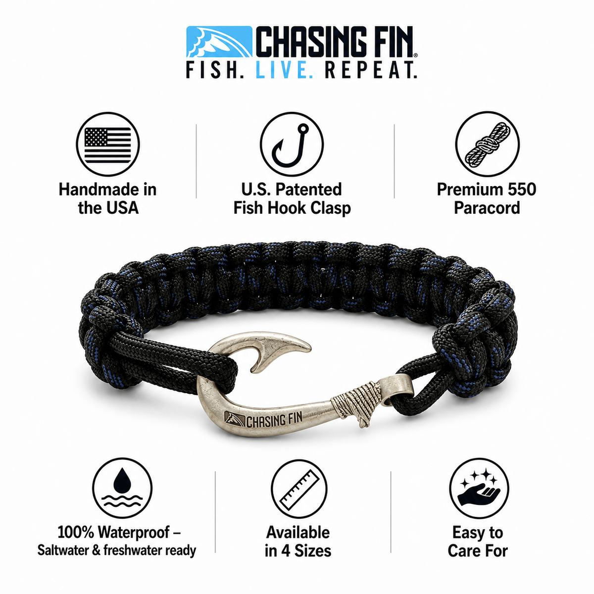 Law Enforcement Cobra Fish Hook Bracelet