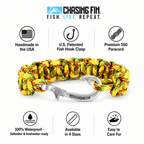 Vietnam Veteran Cobra Braid Fish Hook Bracelet