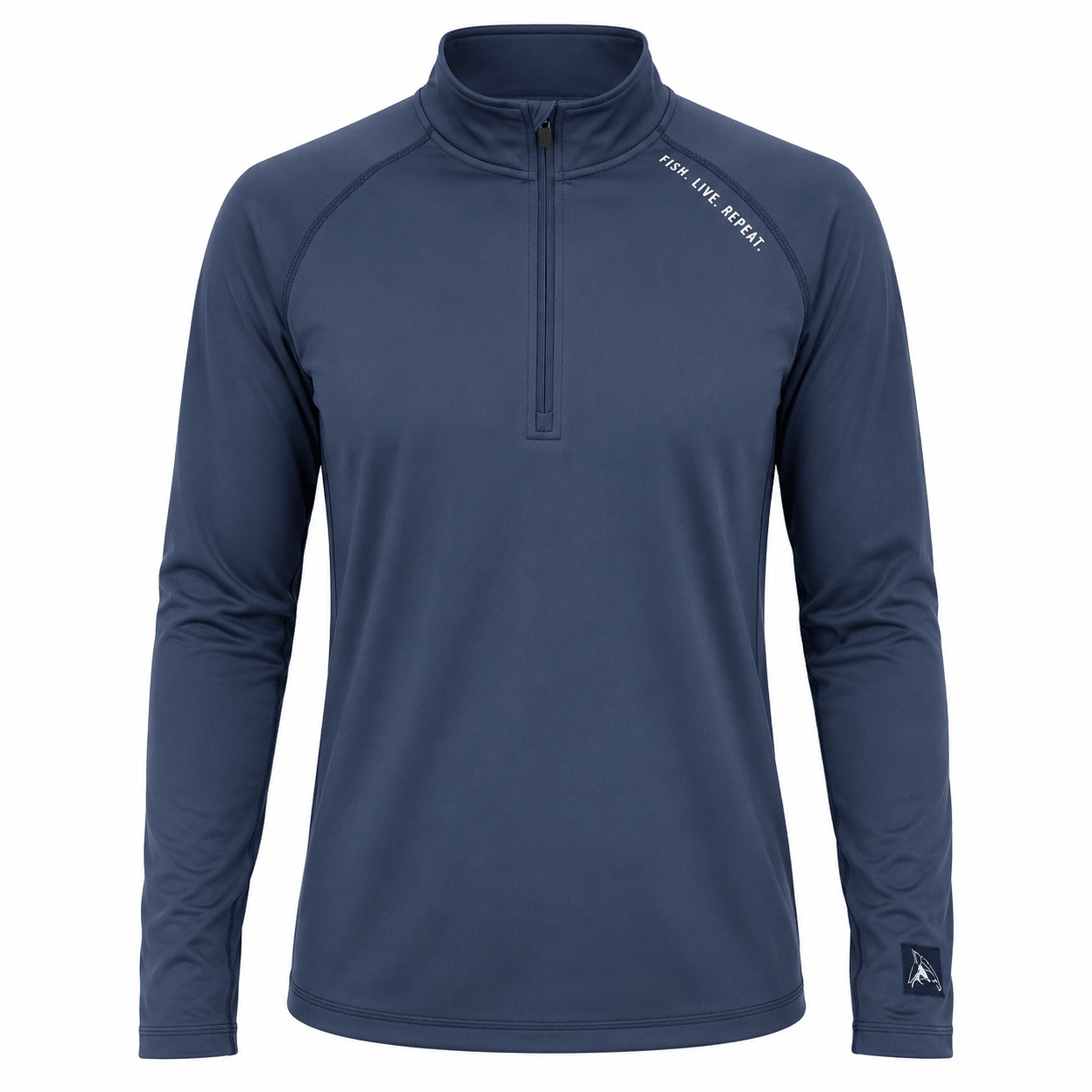 Fish Live Repeat -  Performance Quarter Zip Pullover | UPF 50+ Outdoor