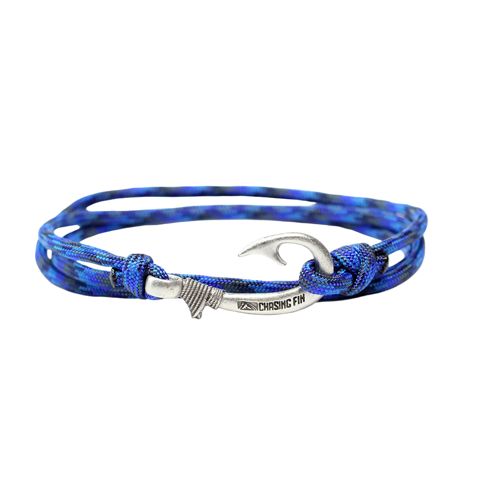 Denim Fish Hook Bracelet | Anklet