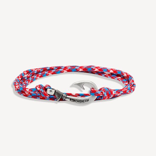 Rebel Camo Fish Hook Bracelet