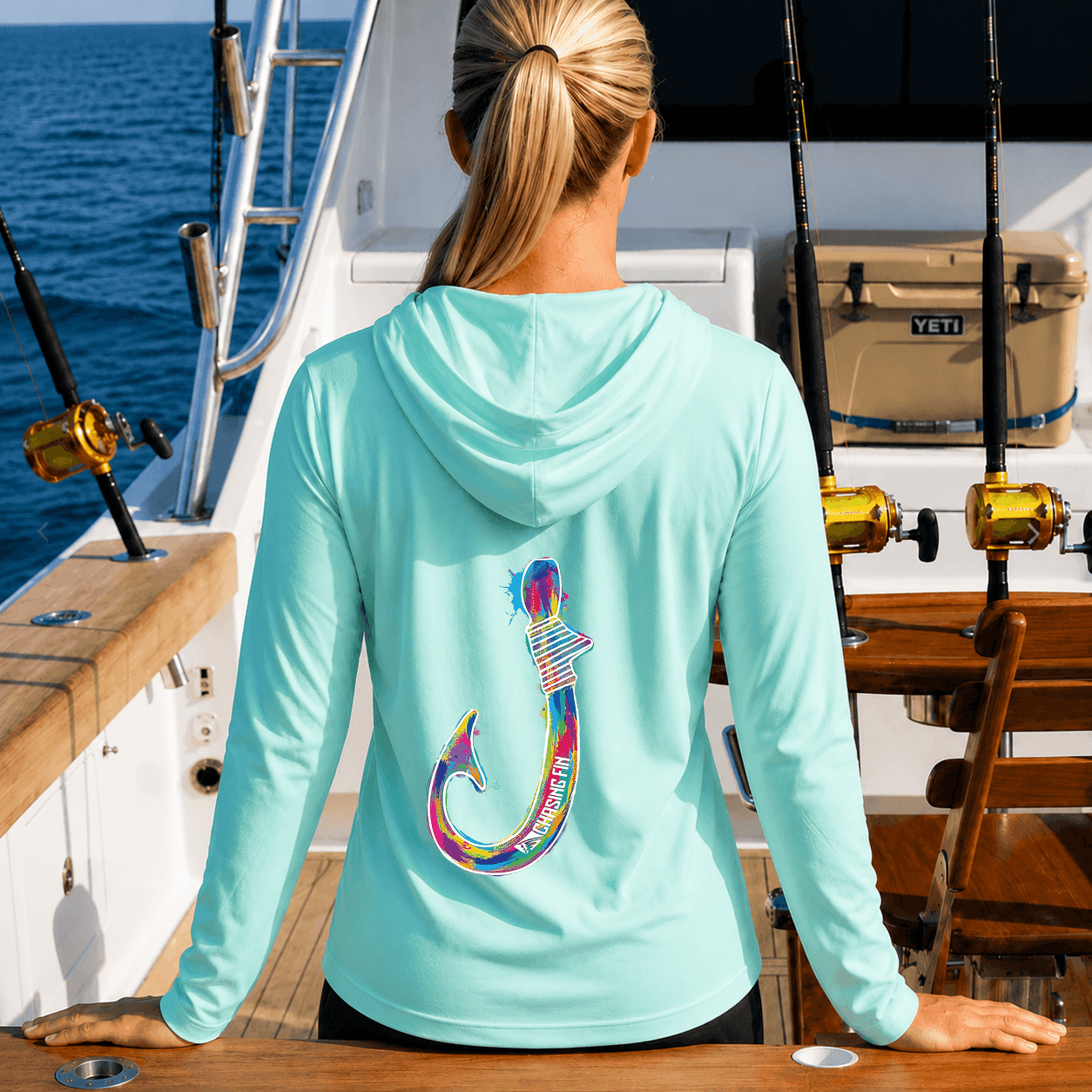 Solar Performance Hoodie-Kona Hook Ladies