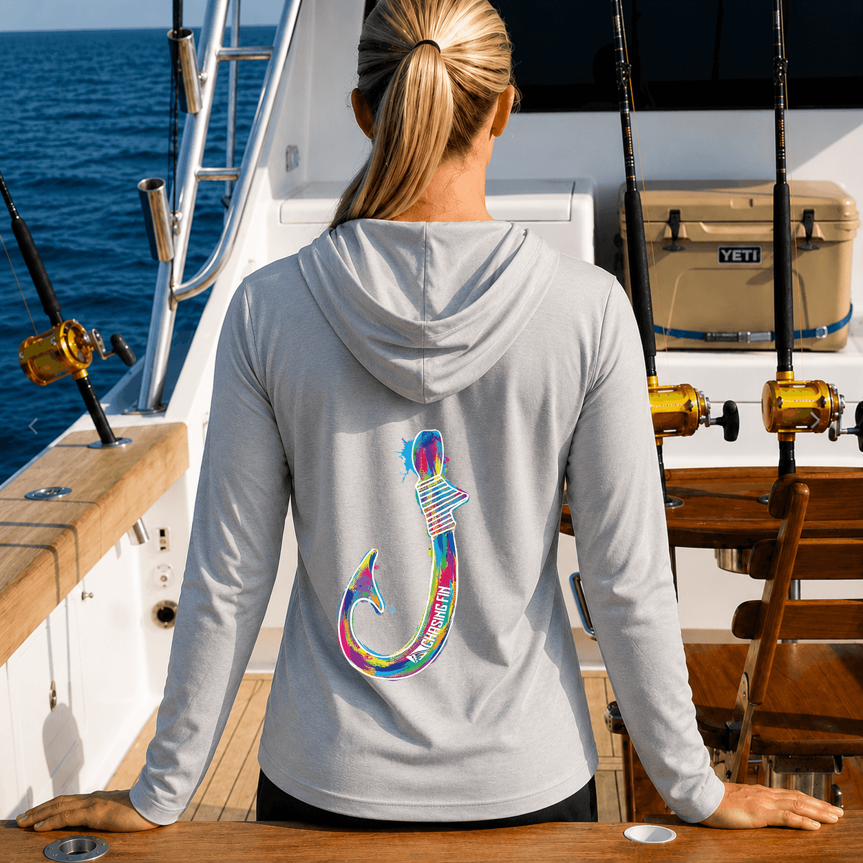 Solar Performance Hoodie-Kona Hook Ladies