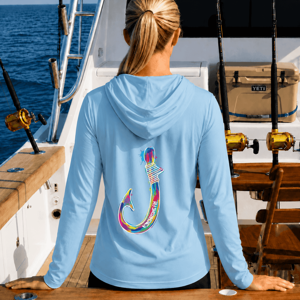 Solar Performance Hoodie-Kona Hook Ladies