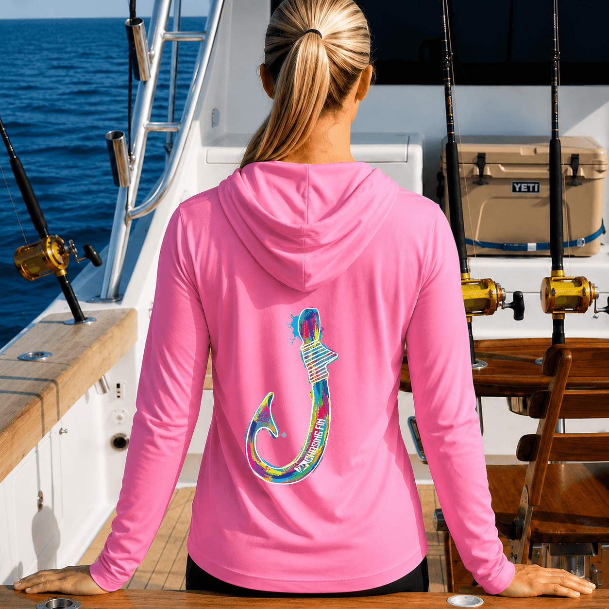 Solar Performance Hoodie-Kona Hook Ladies