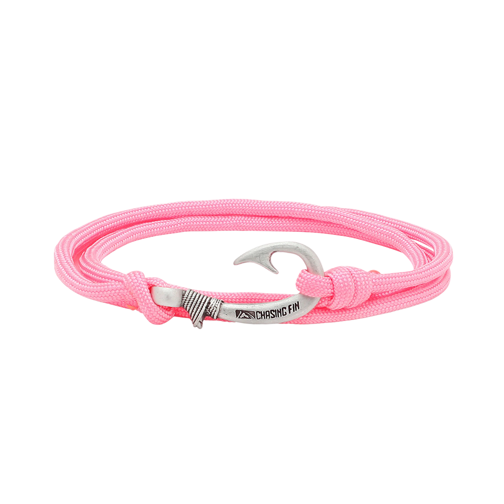 Rose Pink Fish Hook Bracelet | Anklet