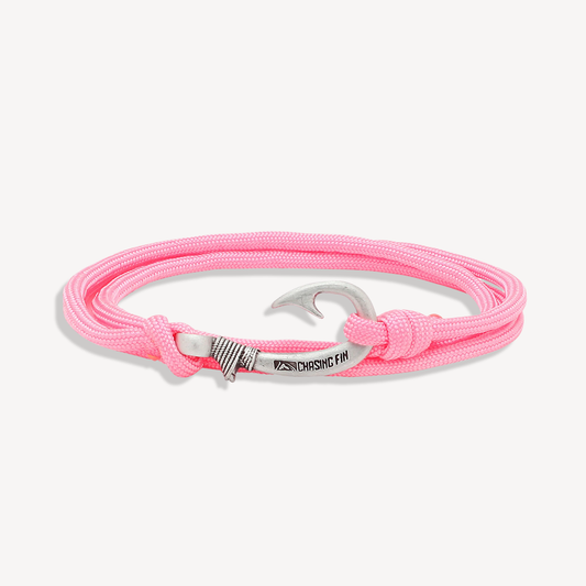 Pink Fish Hook Bracelet