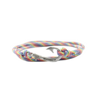 Rainbow Stripes Fish Hook Bracelet | Anklet